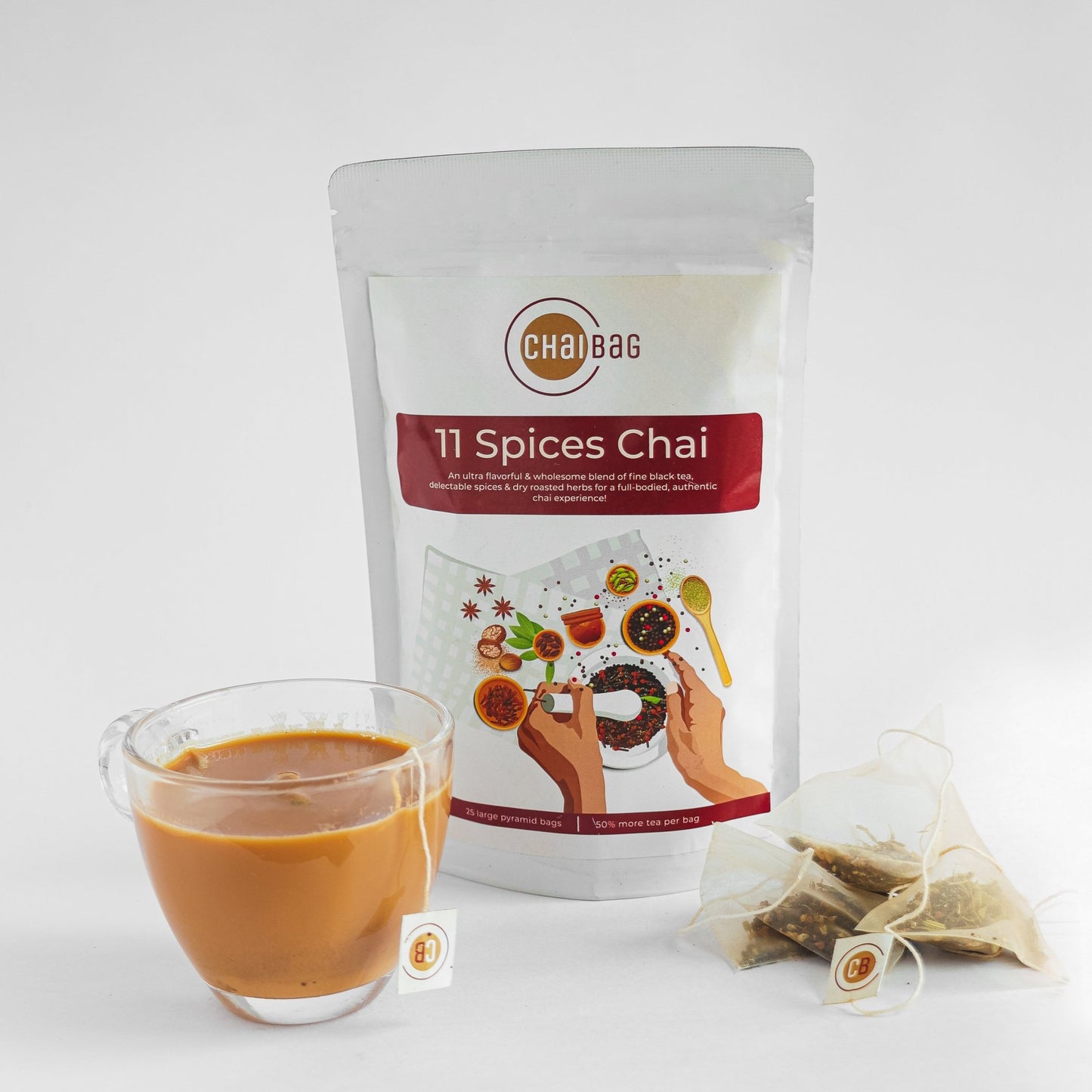 Masala Chai Trio : 3 Varieties; 65 Tea bags - ChaiBag