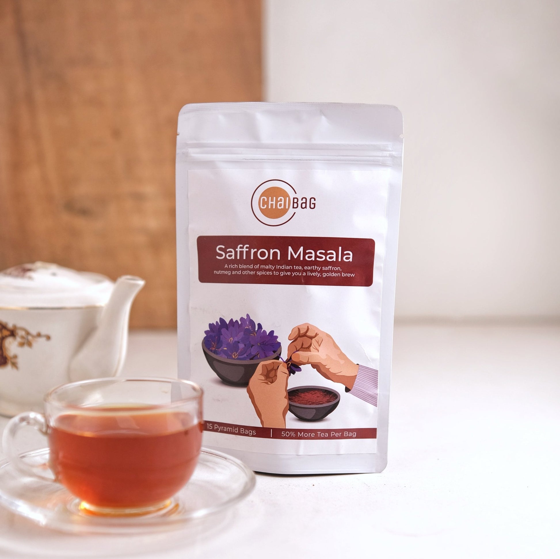 Saffron Masala Chai - ChaiBag