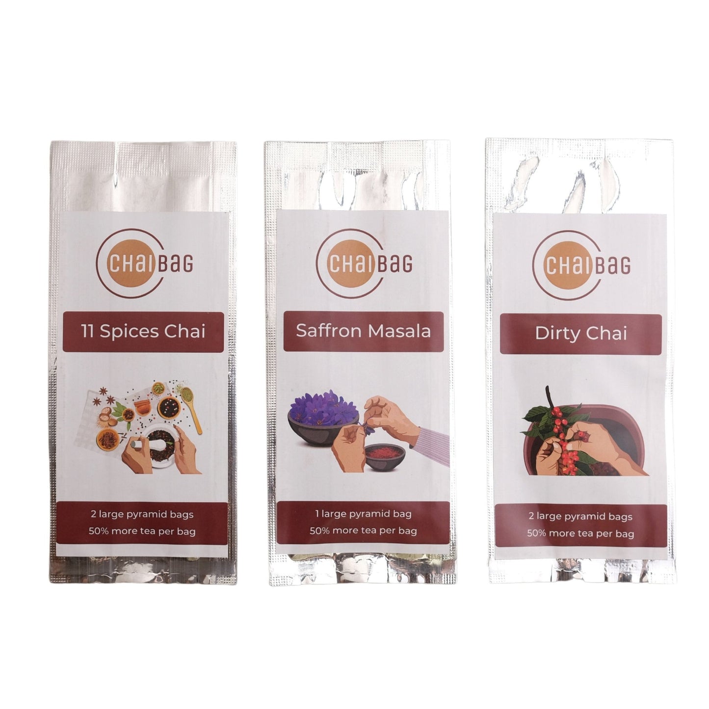 Saffron Masala Chai Sample - ChaiBag