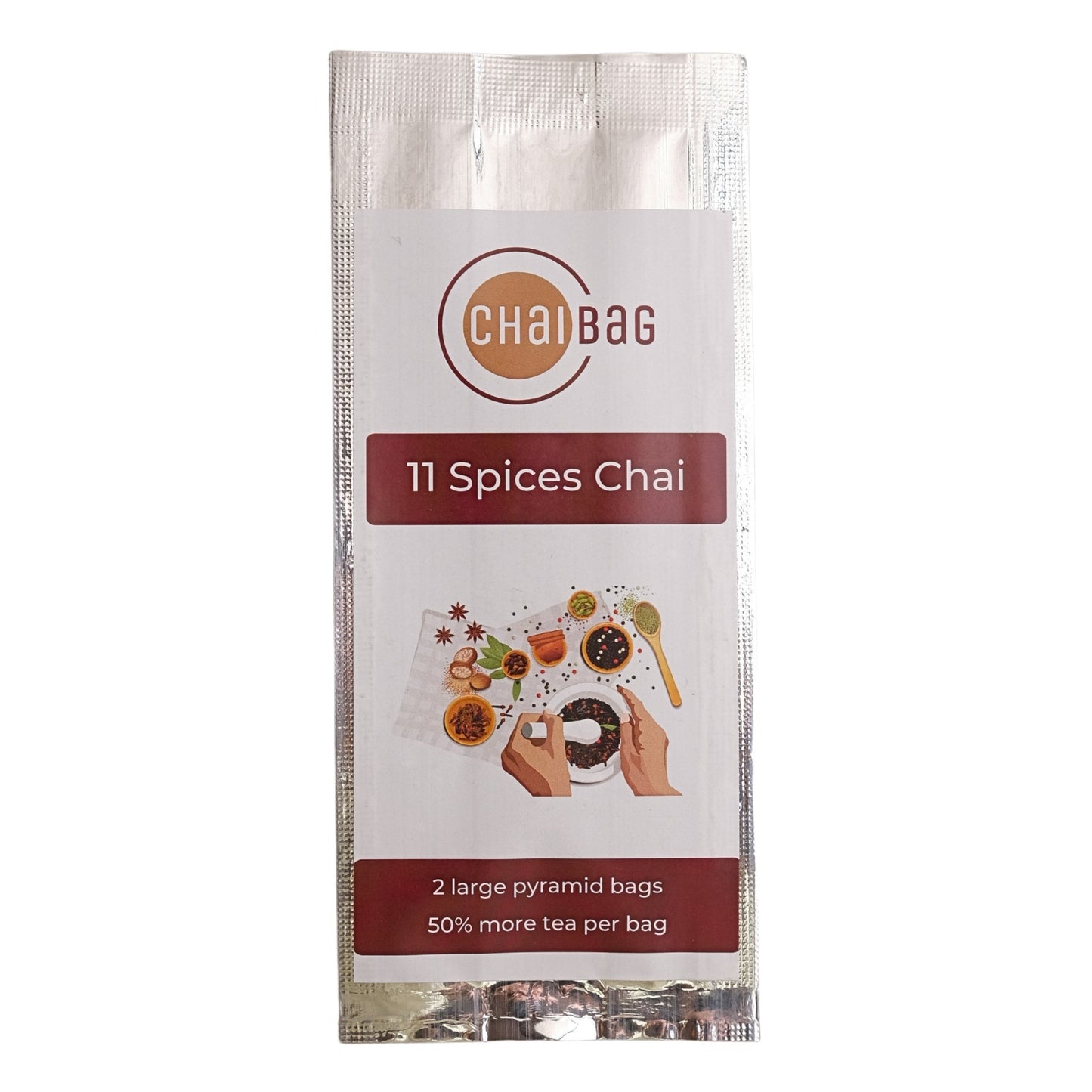 Saffron Masala Chai with 11 Spices and Dirty Chai samples - ChaiBag